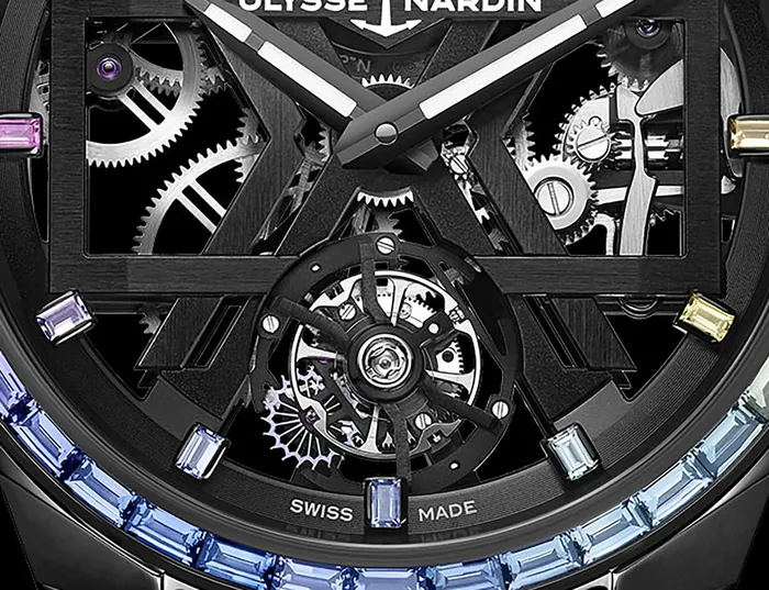 Ulysse Nardin Earrings Ulysse Nardin Blast Tourbillon Rainbow 45mm Titanium and Ceramic Watch