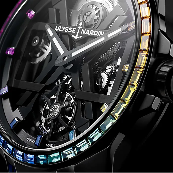 Ulysse Nardin Earrings Ulysse Nardin Blast Tourbillon Rainbow 45mm Titanium and Ceramic Watch