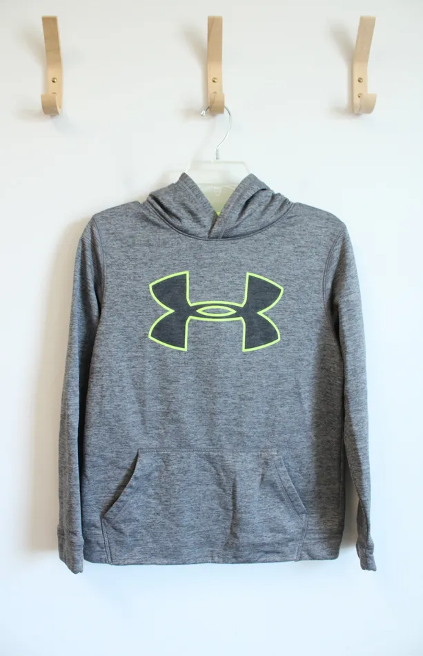 Under Armour Gray Hoodie Youth L 1416 Under Armour Earrings