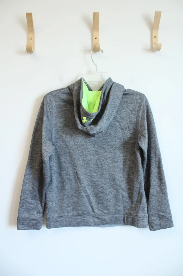 Under Armour Gray Hoodie Youth L 1416 Under Armour Earrings