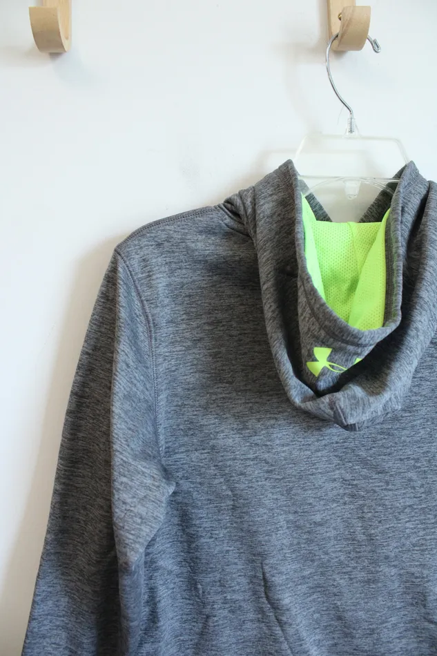 Under Armour Gray Hoodie Youth L 1416 Under Armour Earrings