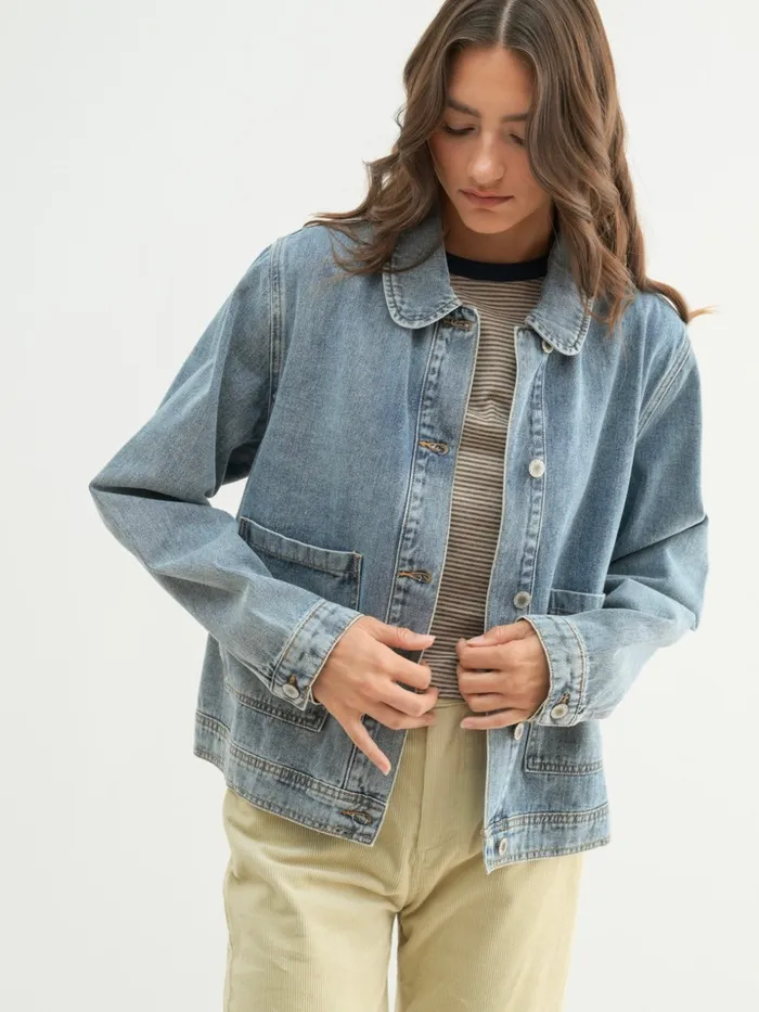 Wishlist Earrings Krista Denim Jacket