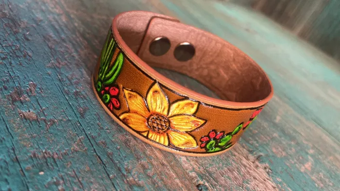 YKT Bracelets WESTERN CACTUS AND SUNFLOWER BRACELET