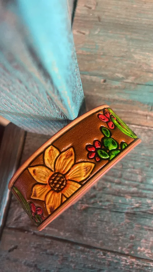 YKT Bracelets WESTERN CACTUS AND SUNFLOWER BRACELET