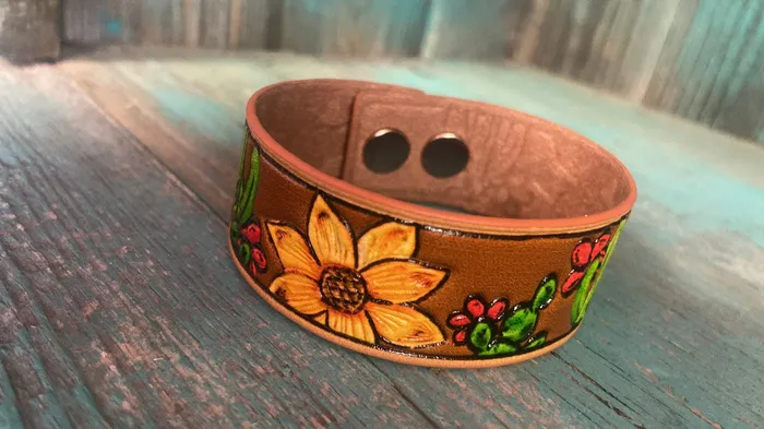 YKT Bracelets WESTERN CACTUS AND SUNFLOWER BRACELET