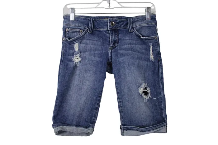 YMI Earrings YMI Jeans Denim Shorts 3