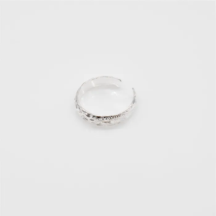 925 Sterling Silver Isla Scroll Toe Ring rosamarianas Rings