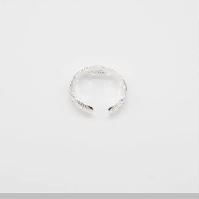 925 Sterling Silver Isla Scroll Toe Ring rosamarianas Rings