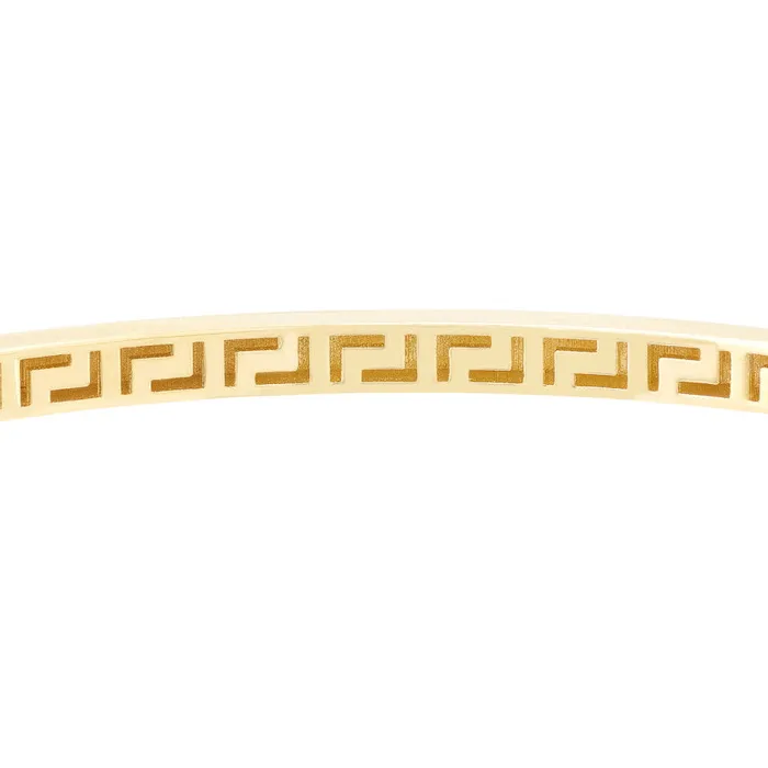Alexis Jae Bracelets 14K Gold Plain Bangle Bracelet