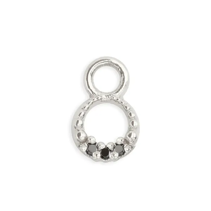 Athena Charm in Gold with Gemstones Tawapa Earrings