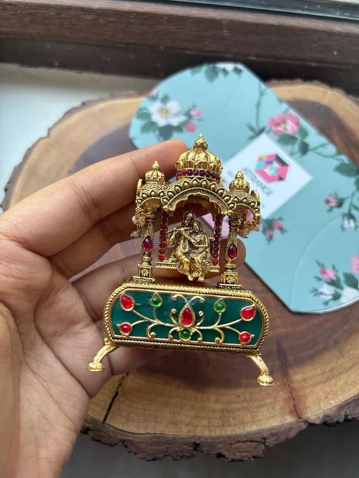 Attrangi Earrings Swinging In Your Aangan Radha Krishna Ginni Box