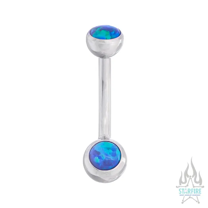 Ballset Opal Navel Curve Anatometal Earrings