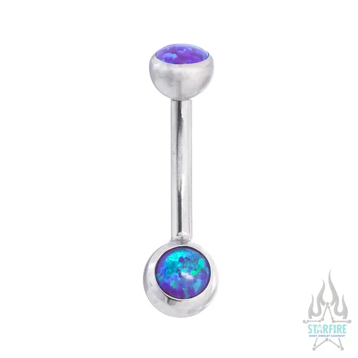 Ballset Opal Navel Curve Anatometal Earrings