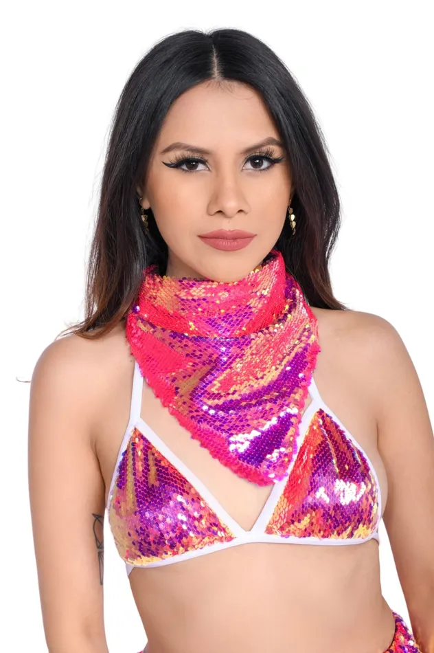Bandanna Face Mask Passion Fruit THE LUMI SHOP Earrings