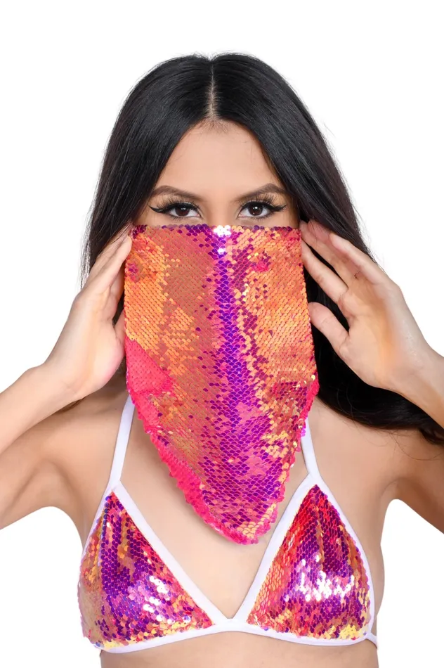 Bandanna Face Mask Passion Fruit THE LUMI SHOP Earrings Bandanna Face Mask Passion Fruit THE LUMI SHOP Earrings