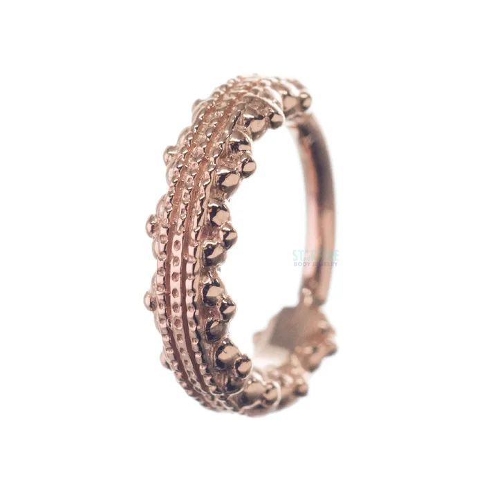 Body Vision BVLA Rings Luna Hinge Ring in Gold