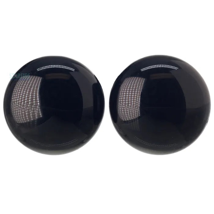 Diablo Organics Rings Stone Plugs Black Obsidian