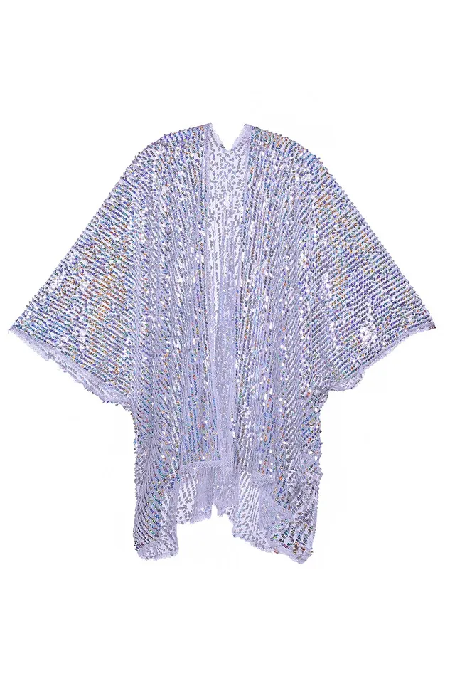 Disco Sequin Kimono Silver Hologram lumishopusa Rings