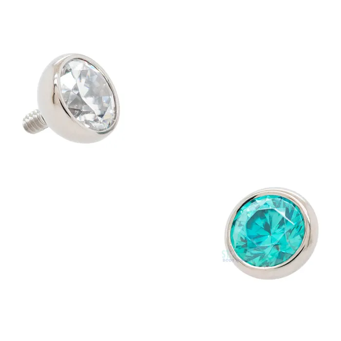 Earrings 3mm Extreme Low Profile Faceted Gem Ball Threaded End Industrial Strength IS Earrings 3mm Extreme Low Profile Faceted Gem Ball Threaded End Industrial Strength IS