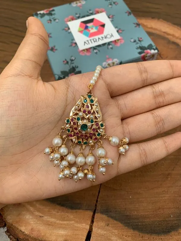 Earrings attrangi1 Nazaakatwaali Jadaau Maangtika Earrings attrangi1 Nazaakatwaali Jadaau Maangtika