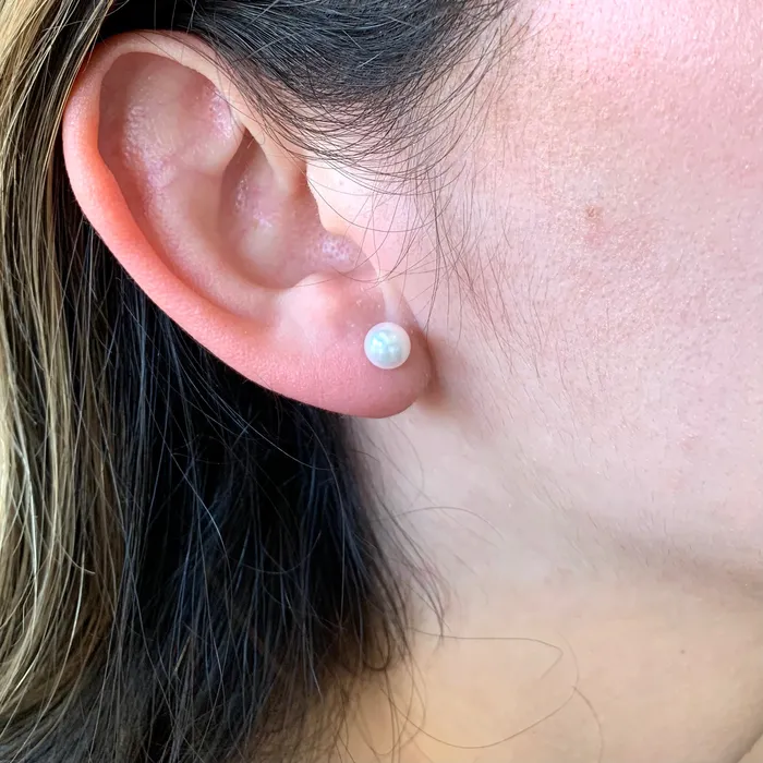 Earrings Donald Haack Diamonds Akoya Pearls 95mm Earrings Donald Haack Diamonds Akoya Pearls 95mm