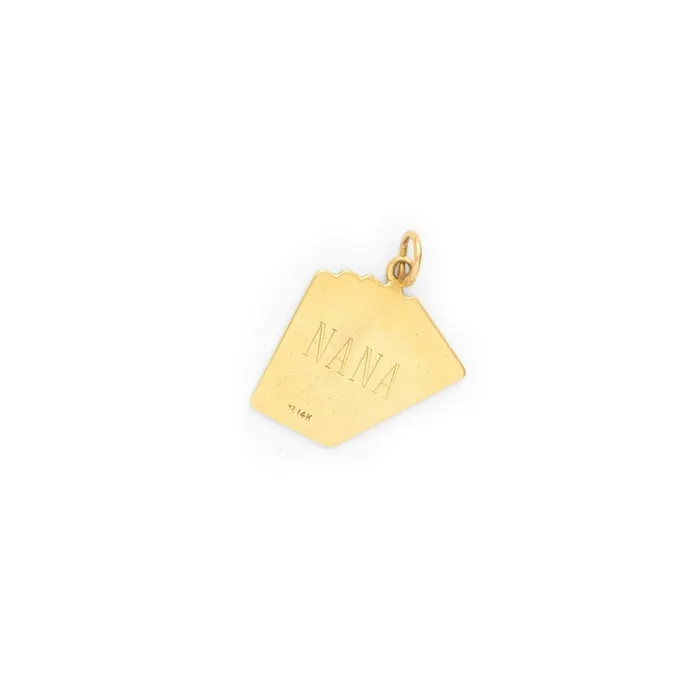 Earrings Royal Flush 14k Gold And Enamel Charm Vintage