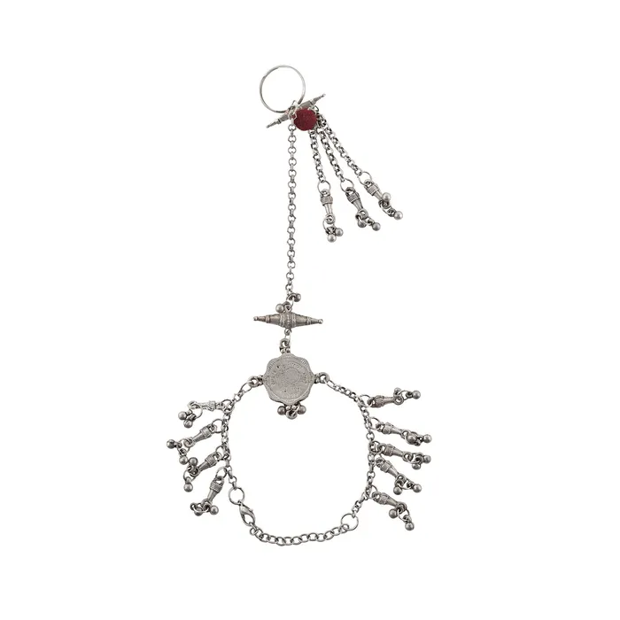 Earrings Teejh Dharana Coin Hathphool Teejh