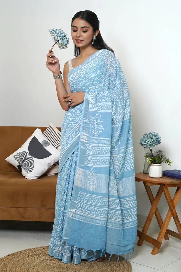 Earrings Teejh Teejh Parvati Linen Saree