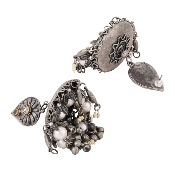 Earrings Teejh Teejh Vidyarani Oxidised Earrings