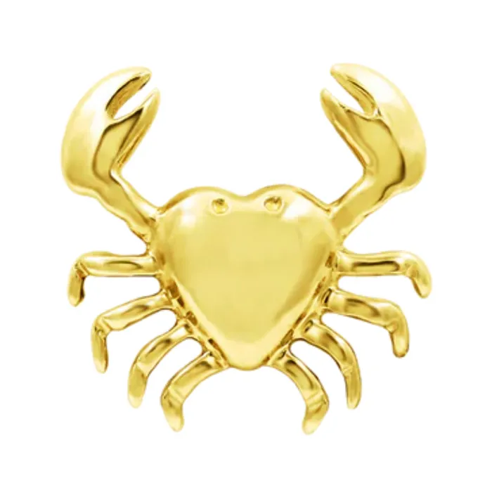 Earrings threadless Patty End in Gold Junipurr Jewelry