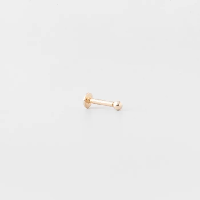 fejn PWD Earrings tiny helix stud solid gold