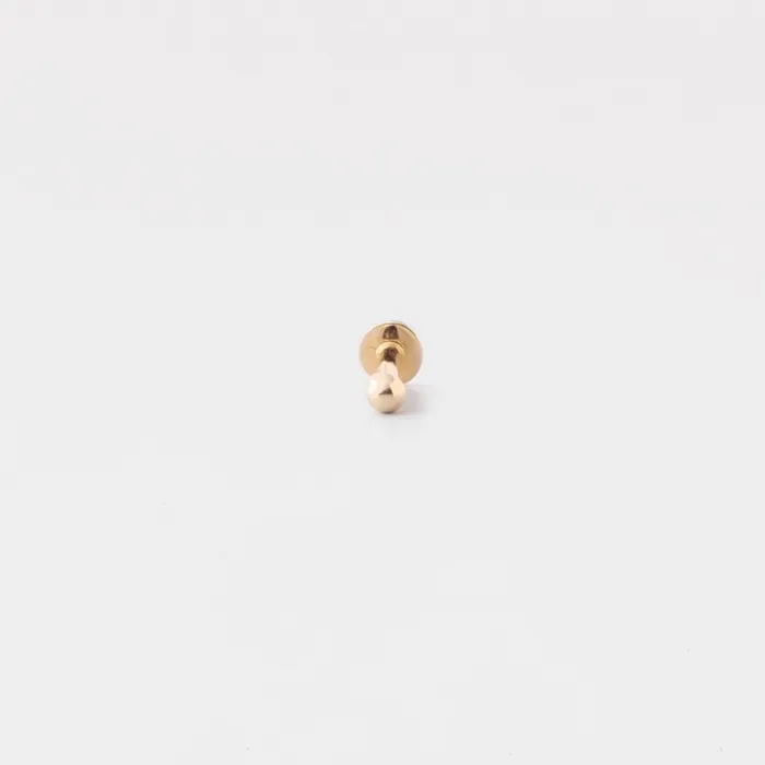 fejn PWD Earrings tiny helix stud solid gold