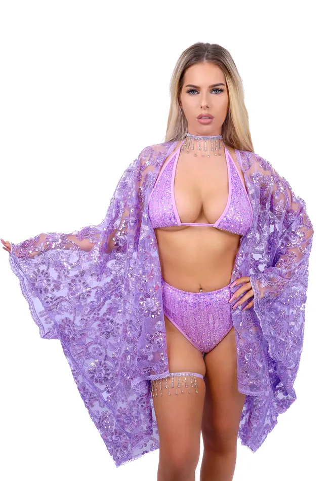 FULL OUTFIT Lavender Blossom 5 pcs THE LUMI SHOP Earrings
