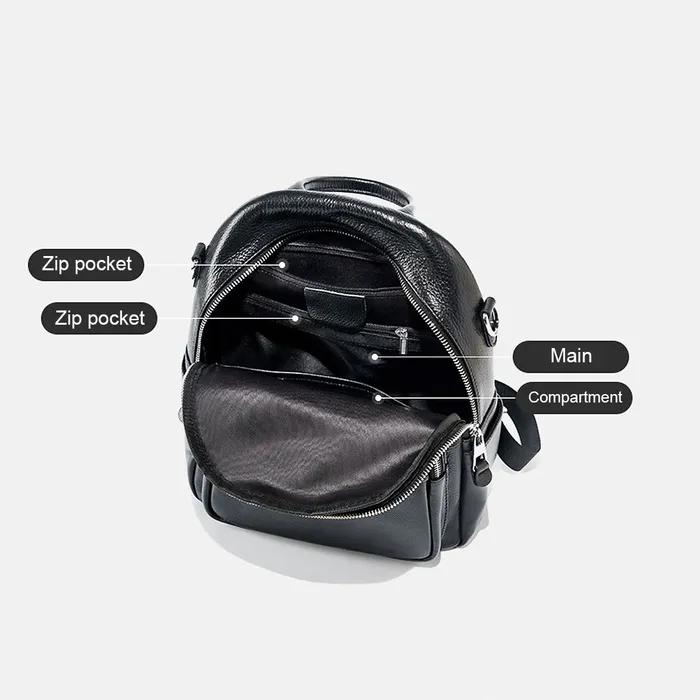 Genuine Leather Bags Earrings Meridian