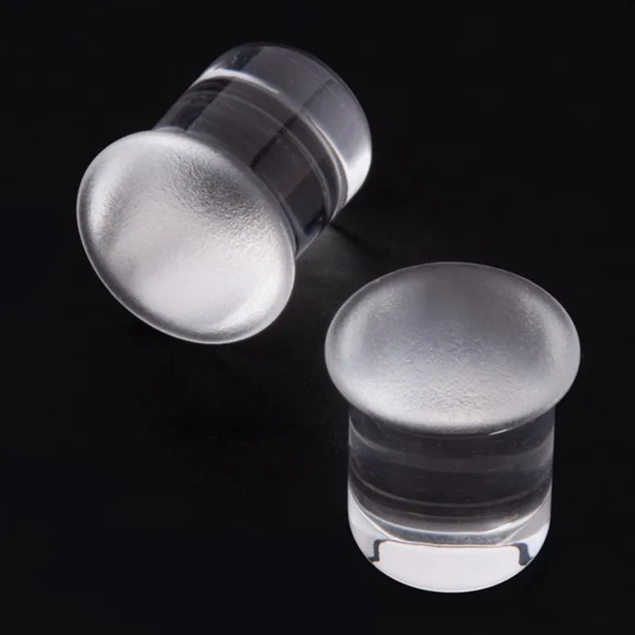Gorilla Glass Rings Simple Glass Plugs Matte Crystal