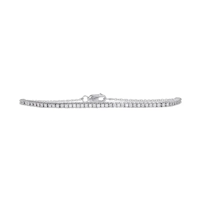 Half Diamond Tennis Bracelet Alexis Jae Bracelets