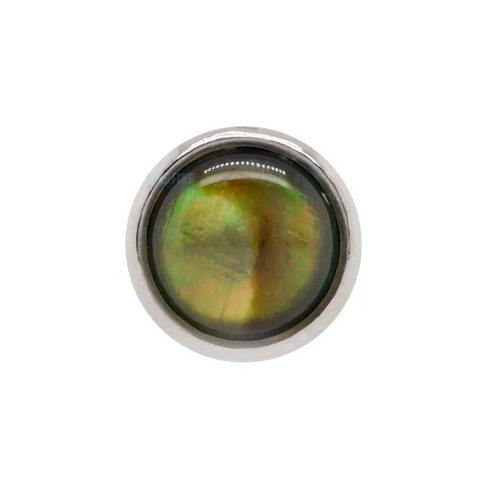 Industrial Strength IS Earrings 4mm BezelSet Natural Stone on Flatback