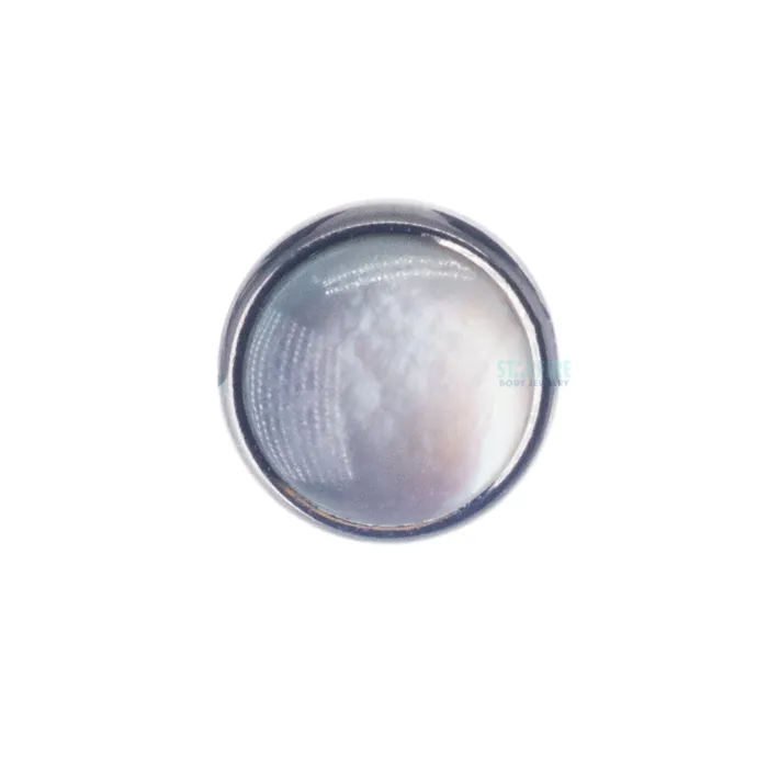 Industrial Strength IS Earrings 4mm BezelSet Natural Stone on Flatback