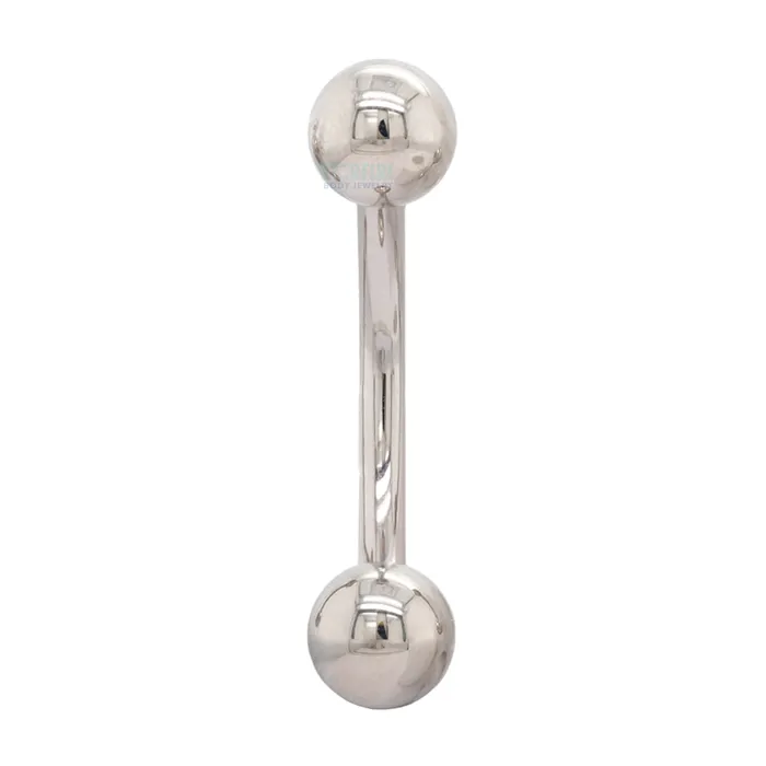 Industrial Strength IS Titanium Curved Barbell 6 ga Earrings