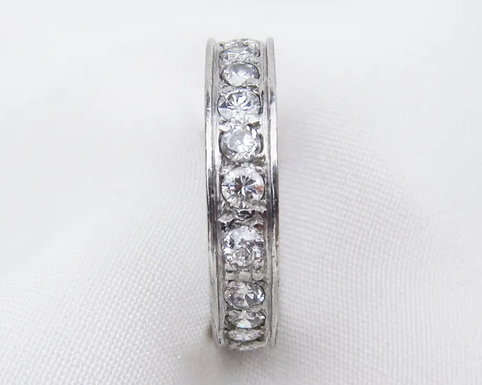 Isadoras A Art Deco White Gold Diamond Eternity Band Rings