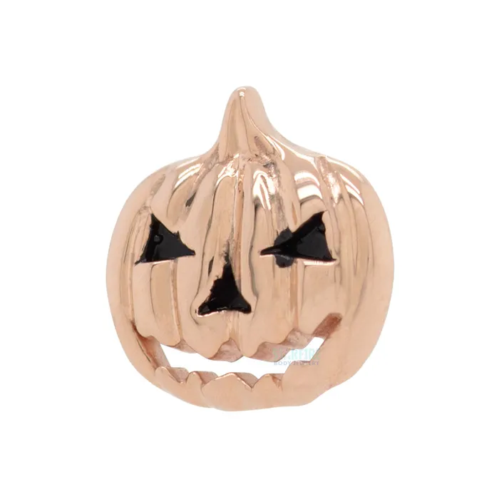 Jack O Lantern Threaded End in Gold Body Vision BVLA Earrings