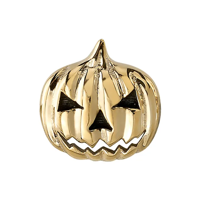 Jack O Lantern Threaded End in Gold Body Vision BVLA Earrings