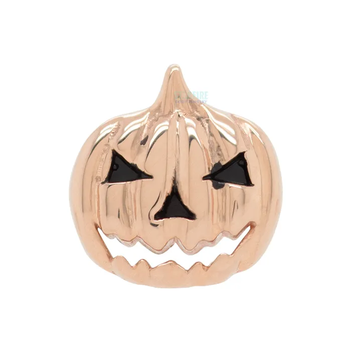 Jack O Lantern Threaded End in Gold Body Vision BVLA Earrings