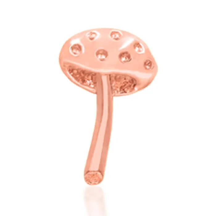 Junipurr Jewelry Earrings threadless Dotty End in Gold