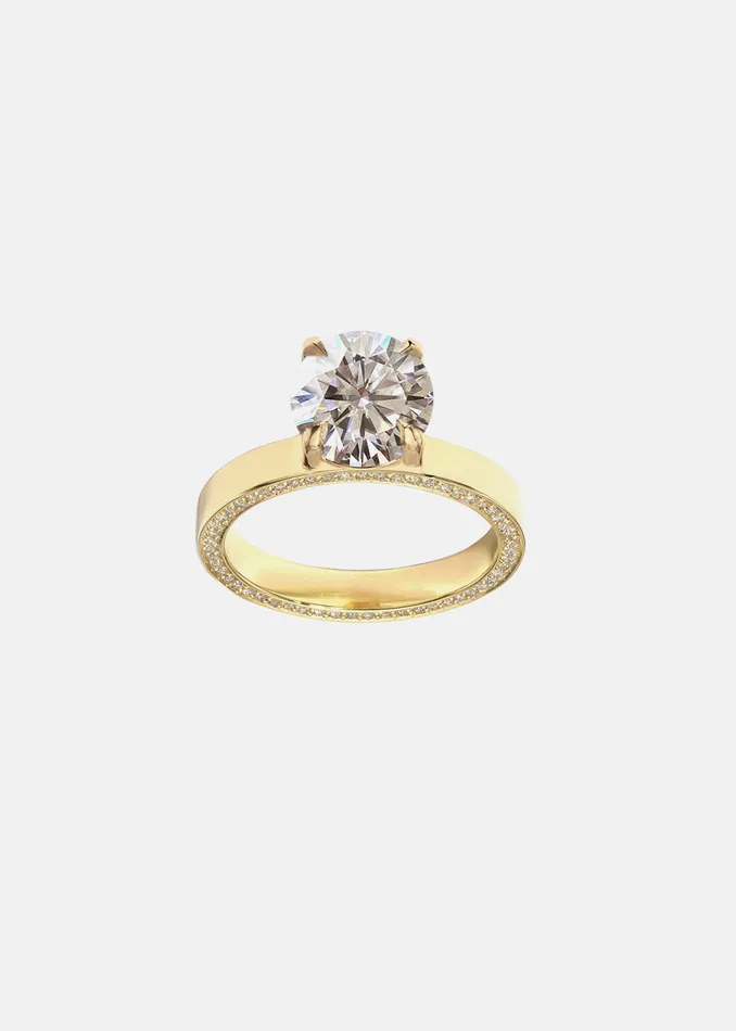KATKIMfinejewelry Rings Floating Diamond Oasis Ring