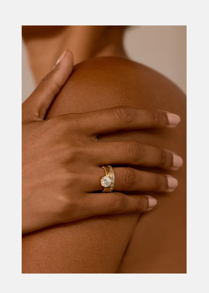 KATKIMfinejewelry Rings Floating Diamond Oasis Ring