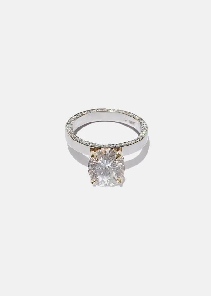 KATKIMfinejewelry Rings Floating Diamond Oasis Ring