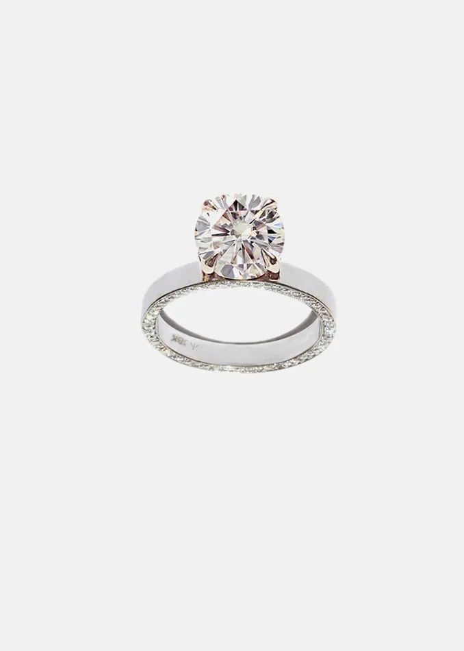 KATKIMfinejewelry Rings Floating Diamond Oasis Ring