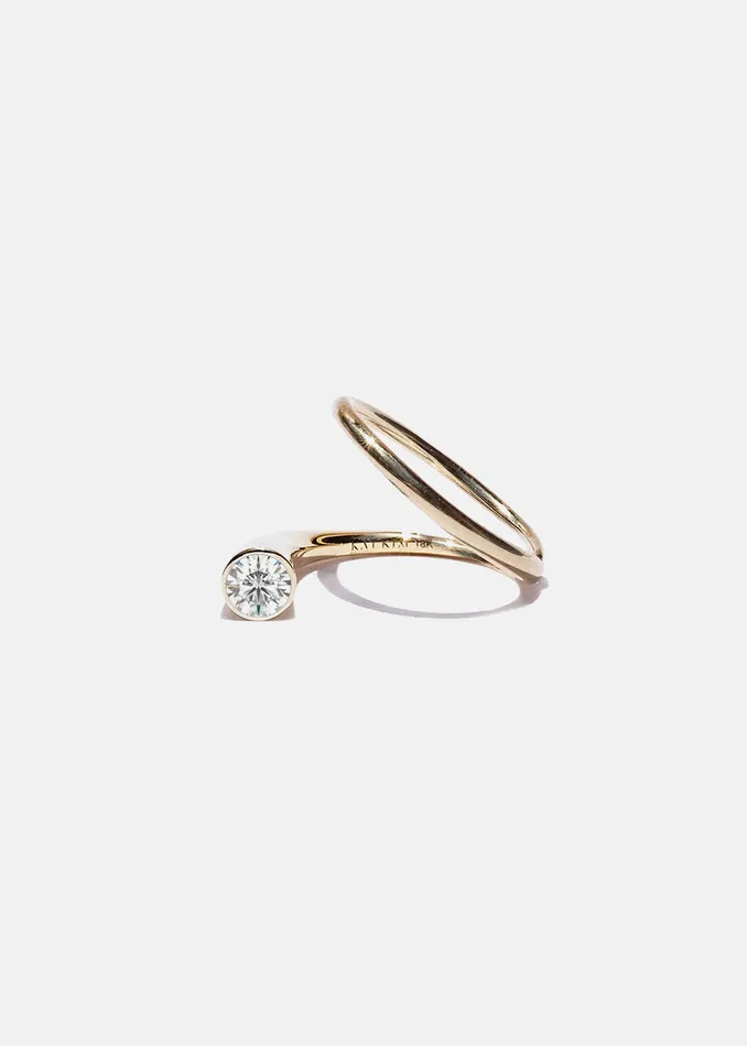 KATKIMfinejewelry Rings Grande Crescendo Flare Ring