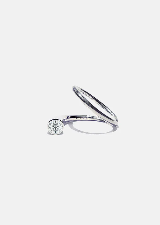 KATKIMfinejewelry Rings Grande Crescendo Flare Ring